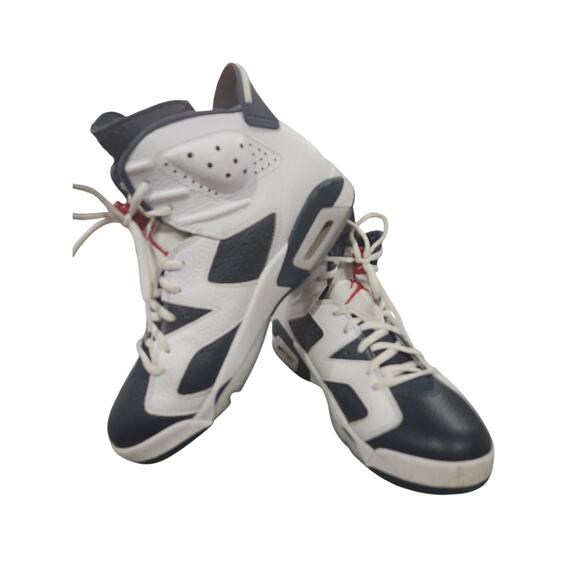 Air Jordan 6 Olympic 2020 White Navy Red CT8529-164 Mens Size 9 main image 6
